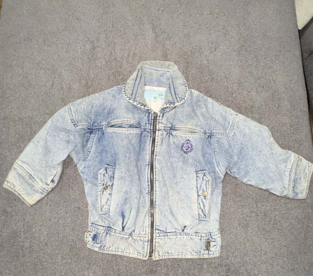 Classic Jeans by Tutti Frutti Vintage Acid Wash Denim Jacket Size 8